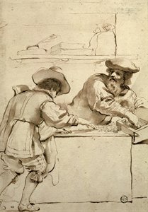 Le Prêteur sur gages - Giovanni Francesco Barbieri